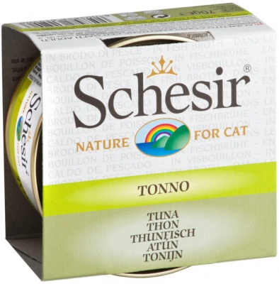 Schesir (Italy) Cat-отвар тунца для кошек 70г