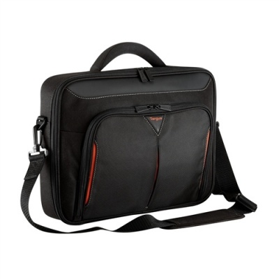 Targus Classic+ Fits up to size 15.6 ", Black/Red, Shoulder strap, Messenger - Briefcase