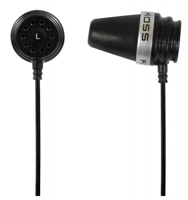 Koss Headphones Sparkplug In-ear, 3.5 mm, Black, Noice canceling,