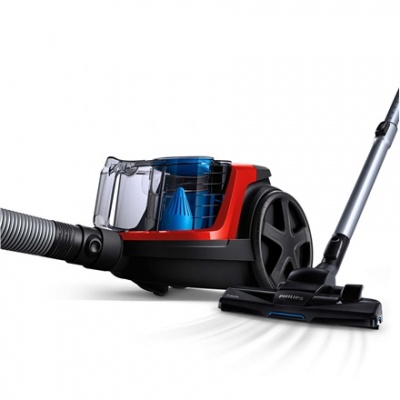 Philips Vacuum cleaner PowerPro Compact FC9330/09 Warranty 24 month(s), Bagless, Red, 650 W, 1.5 L, AAA, E, C, A, 76 dB,