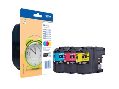 Brother LC-125XL/127XL Multipack Ink Cartridge, Black, Cyan, Magenta, Yellow