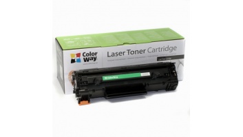 ColorWay Toner Cartridge, Black, Canon: 728/726, HP CE278A