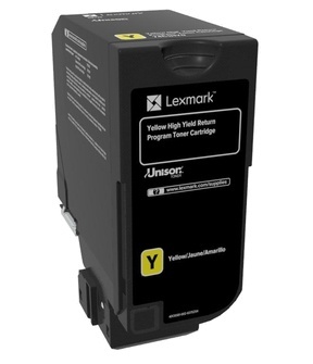 Lexmark Genuine High Capacity Yellow Return Programme 84C2HY0 Toner Cartridge Lexmark