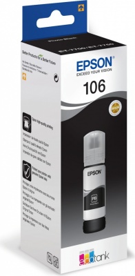 Epson Ecotank Photo 106 Ink Bottle, Black