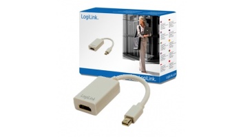 Logilink Adapter Mini DisplayPort to HDMI with Audio: HDMI A, Mini DisplayPort