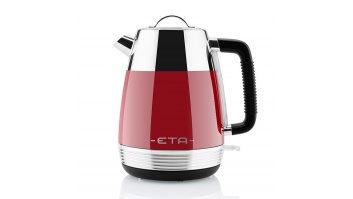 ETA Storio Kettle ETA918690030 Standard, 2150 W, 1.7 L, Stainless steel, Red, 360° rotational base