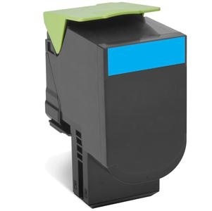 Lexmark 80C2HCE Cartridge, Cyan, 3000 pages