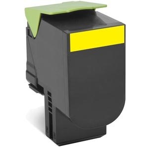 Lexmark 80C2HYE Cartridge, Yellow, 3000 pages