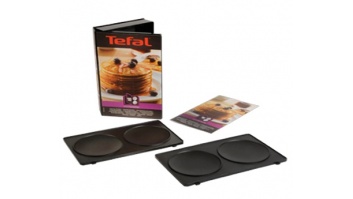 TEFAL XA801012 Pancakes plates for SW852 Sandwich maker, Black