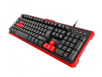 GENESIS RHOD 110 Gaming Keyboard, US Layout, Wired, Red