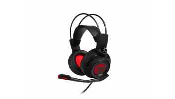 MSI DS502 Gaming Headset, Wired, Black/Red