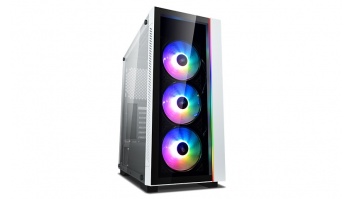 Deepcool MATREXX 55 V3 ADD-RGB WH 3F White, ATX, Power supply included No