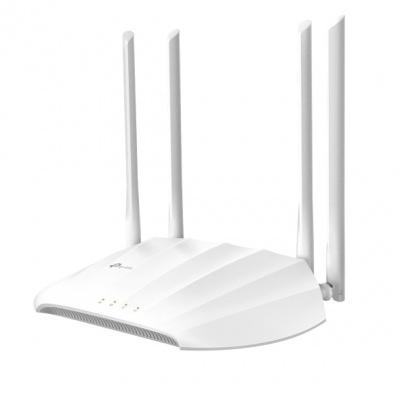 TP-Link TL-WA1201 MU-MIMO Access Point, 1x10/100/1000 (RJ-45) Passive PoE port,2.4GHz/5GHz,802.11ac,300+867Mbps,4 x External antennas