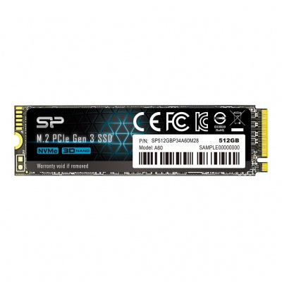 SILICON POWER 512 GB SSD M.2 2280 PSIe SSD A60