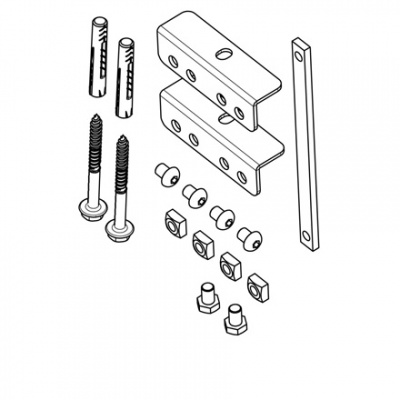 Vogels PFA 9126 Bracket kit for PFB 34xx, Silver