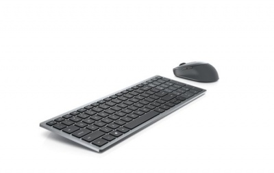 Dell KM7120W Keyboard and Mouse Set, Wireless, Batteries included, NORD, Titan Gray