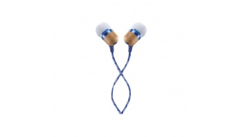 Marley Smile Jamaica Earbuds, In-Ear, Wired, Microphone, Denim