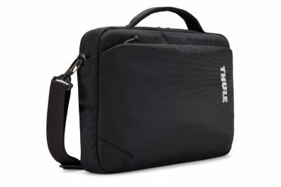 Thule Subterra MacBook Attaché TSA-313B Fits up to size 13 ", Black, Shoulder strap, Messenger - Briefcase