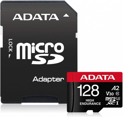 ADATA AUSDX128GUI3V30SHA2-RA1 Memory Card 128 GB, MicroSDXC, Flash memory class 10, Adapter, 80 MB/s, 100 MB/s