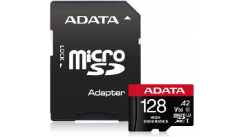 ADATA AUSDX128GUI3V30SHA2-RA1 Memory Card 128 GB, MicroSDXC, Flash memory class 10, Adapter, 80 MB/s, 100 MB/s