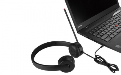 Lenovo Essential Stereo Analog Headset Essential Stereo Black