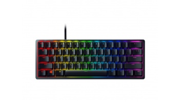 Razer Huntsman Mini 60%, Gaming keyboard, Opto-Mechanical, RGB LED light, NORD, Black, Wired