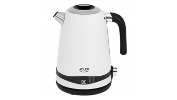 Adler Kettle AD 1295w	 Electric, 2200 W, 1.7 L, Stainless steel, 360° rotational base, White