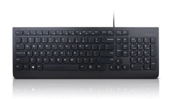 Lenovo Essential Wired Keyboard - US Euro Black