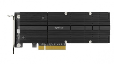 Synology M2D20 Dual-slot M.2 NCMe PCIe SSD adapter card for cashe acceleration GT/s, PCIe 3.0 x8