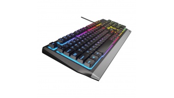 Genesis Rhod 300 RGB Gaming keyboard, RGB LED light, US, Black, Wired