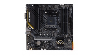 Asus TUF GAMING A520M-PLUS II Processor family AMD, Processor socket AM4, DDR4 DIMM, Memory slots 4, Supported hard disk drive interfaces 	SATA, M.2, Number of SATA connectors 4, Chipset  AMD A520, Micro ATX