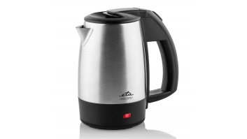 ETA Kettle ETA618890010 Holiday Electric, 1000 W, 0.5 L, Stainless steel, Black/Stainless steel