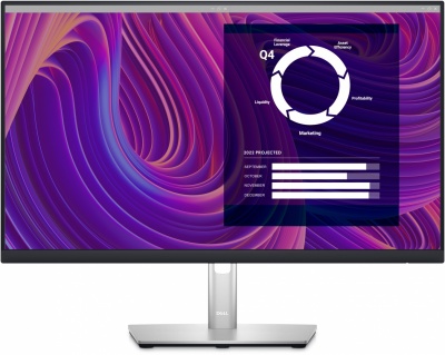 Dell Monitor P2423D 23.8 ", IPS, QHD, 2560 x 1440, 16:9, 5 ms, 300 cd/m², Black, 60 Hz, HDMI ports quantity 1