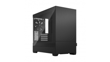 Fractal Design Pop Mini Silent  Black TG Clear Tint, mATX, Mini ITX, Power supply included No