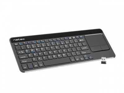 Natec Keyboard NKL-0968 Turbo Slim Wireless, US, USB Type-A, Black