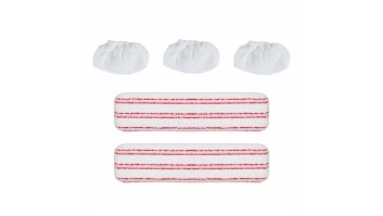 Polti Vaporetto Kit of 2 Cloths and 3 Sockettes PAEU0324 Suitable for Polti Vaporetto models: Pro, Classic, Forever Exclusive, Evolution, Edition and Vaporetto 2085 series