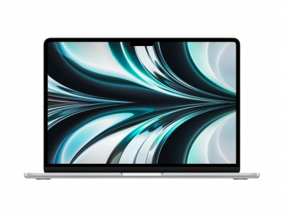 Apple MacBook Air Silver, 13.6 ", IPS, 2560 x 1664, Apple M2, 8 GB, SSD 256 GB, Apple M2 8-core GPU, Without ODD, macOS, 802.11ax, Bluetooth version 5.0, Keyboard language Russian, Keyboard backlit, Warranty 12 month(s), Battery warranty 12 month(s), Liqu