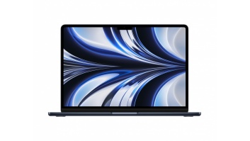 Apple MacBook Air Midnight, 13.6 ", IPS, 2560 x 1664, Apple M2, 8 GB, SSD 256 GB, Apple M2 8-core GPU, Without ODD, macOS, 802.11ax, Bluetooth version 5.0, Keyboard language Russian, Keyboard backlit, Warranty 12 month(s), Battery warranty 12 month(s), Li