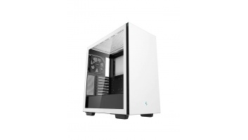 Deepcool MID TOWER CASE CH510 Side window, White, Mid-Tower, Power supply included No