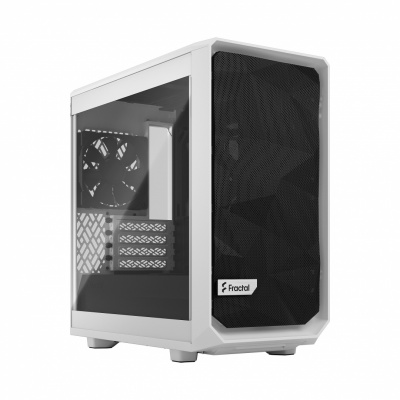 Fractal Design Meshify 2 Mini  White TG clear tint, mATX, Power supply included No