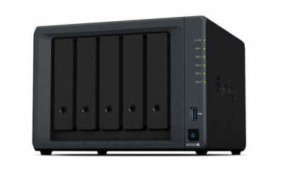 Synology DiskStation DS1522+ 5-bay R1600, Processor frequency 2.6 GHz, 8 GB, DDR4, 4x RJ-45 1GbE LAN; 2x USB 3.2 Gen 1; 2x eSATA, 2x Fans 92 mm x 92 mm. Fan Speed Mode:	Full-Speed Mode, Cool Mode, Quiet Mode