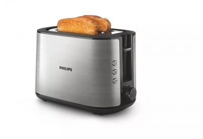 Philips Toaster HD2650/90 Viva Collection Power 950 W, Number of slots 2, Housing material  Metal, Stainless Steel