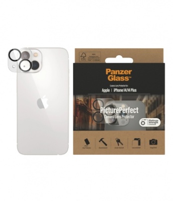 PanzerGlass Camera Lens Protection PicturePerfect Apple, iPhone 14/14 Plus, Glass, Transparent