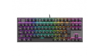 Genesis THOR 303 TKL, Mechanical Gaming Keyboard, RGB LED light, US, Black, Wired, USB Type-A