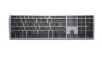 Dell Keyboard KB700 Wireless, US, 2.4 GHz, Bluetooth 5.0, Titan Gray