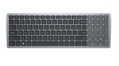 Dell Keyboard KB740 Wireless, RU, 2.4 GHz, Bluetooth 5.0, Titan Gray