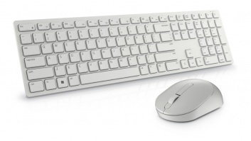 Dell Keyboard and Mouse KM5221W Pro Wireless, US, 2.4 GHz, White