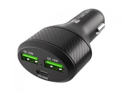 Natec Car Charger Coney Black