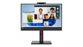 Lenovo ThinkCentre Tiny-in-One 24 (Gen 5) 23.8 ", IPS, 1920 x 1080, 16:9, 4 ms, 250 cd/m², Black, HDMI ports quantity 1, 1080p, RGB, 60 Hz