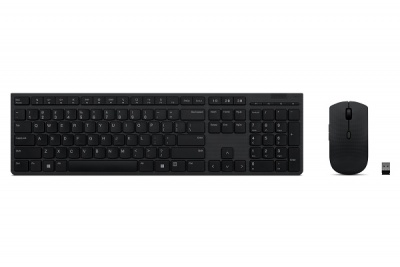 Lenovo Professional Wireless Rechargeable Keyboard and Mouse Combo (Lithuanian) Grey